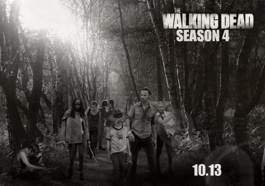 The Walking Dead season  promo poster amc logo norman reedus andrew lincoln