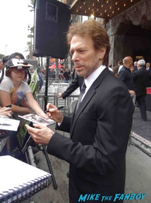 jerry bruckheimer signing autographs at the Jerry Bruckheimer Walk Of Fame Star Ceremony! With Johnny Depp! Tom Cruise! And Jon Voight! Awesome Photos! Autographs! And More!