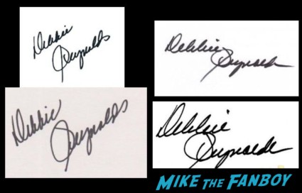 Debbie-Reynolds autograph signature rare promo hot signed card promo