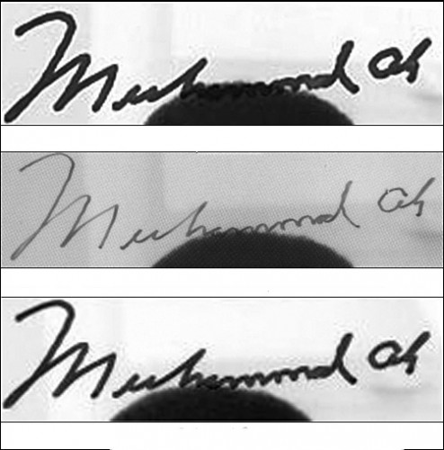Muhammad Ali AutoPen signature autograph