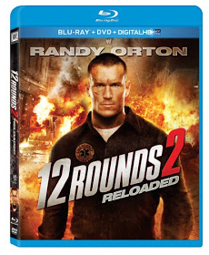 12 rounds 2 reloaded cover art blu ray rare hot 12 rounds reloaded WWE Superstar Randy 'The Viper' Orton hot sexy rare promo press stil