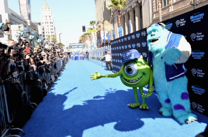 john ratzenburger on the red carpet at the Monsters University Movie Premiere Photos! Billy Crystal! Gwen Stefani! Gavin Rossdale! Sean Hayes! Beth Behrs! John Ratzenburger! Mike! Sully! And More!