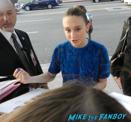 Taissa Farmiga signing autographs at the bling ring movie premiere emma watson signing autographs 019