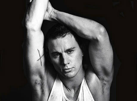 Channing tatum press still from 21 jumpstreet rare promo hot sexy muscle shirt wife beater -500wi