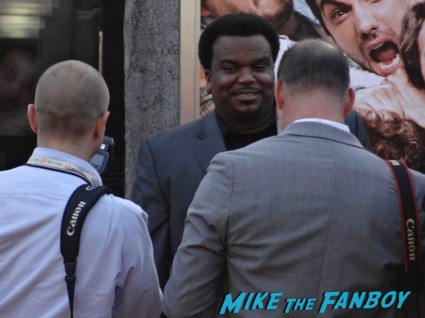 craig robinson arriving at the this is the end movie premiere