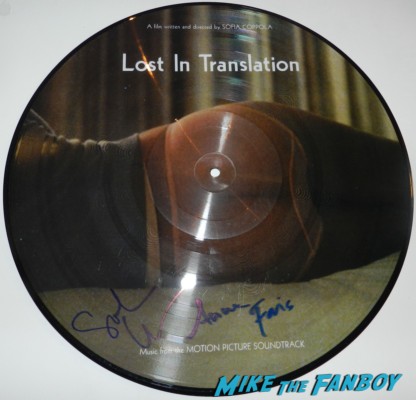 sofia coppola signed autograph lost in translation picture disc sofia coppola signing autographs for fans the bling ring 017