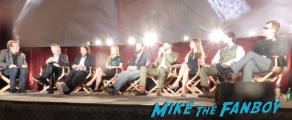 Vikings Cast Q & A! With Travis Fimmel! Katheryn Winnick! Clive Standen! Jessalyn Gilsig! Gustaf Skarsgard! George Blagden! Michael Hirst! Autographs! Photos!  vikings cast q and a television academy 001