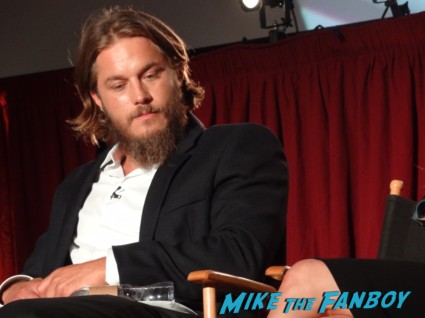 travis fimmel at the vikings cast q and a television academy 106