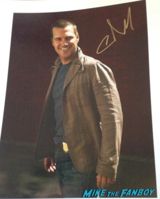 Chris O'Donnell fan photo rare signing autographs for fans rare promo hot sexy NCIS LA Star