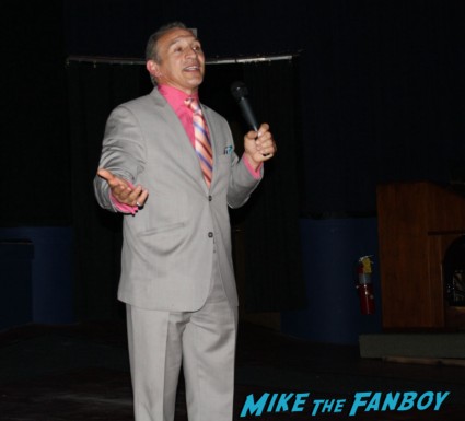 Ray "Boom Boom" Mancini q and a after a screening of The Good Son rare signing autographs for fans 