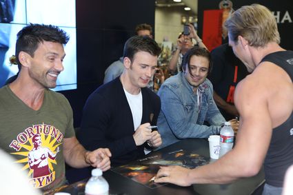 Captain America: The Winter Soldier Cast Signing! Chris Evans! Samuel L. Jackson! Anthony Mackie! Emily VanCamp! Sebastian Stan! Frank Grillo! Autographs! And More Marvel Goodness!