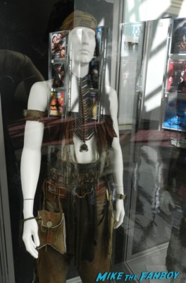 johnny depp The Lone Ranger original prop and costume display 