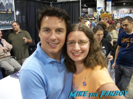 John Barrowman fan photo signing autogaphs rare signed autograph photo rare promo torchwood dr. who rare desperate housewives 