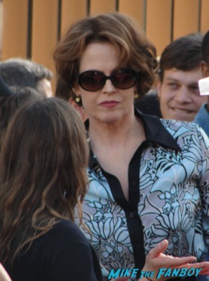 Sigourney Weaver At James Cameron's Walk of Fame Star Ceremony