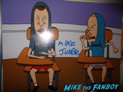 Mike Judge signed autograph beavis and butthead photo rare hot promo 
