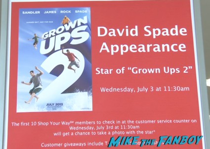 david spade at kmart promoting grown ups 2 (9)