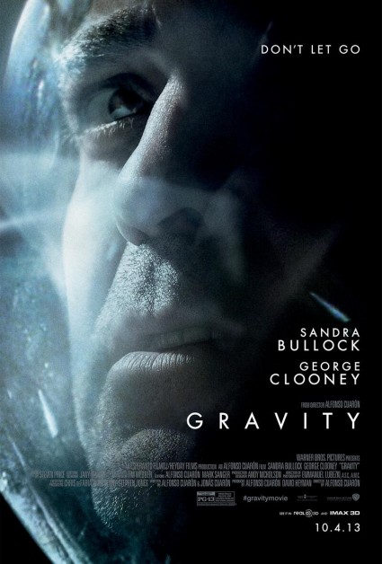george clooney gravity individual movie poster Gravity rare promo movie poster sandra bullock george clooney