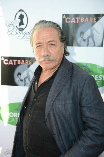 edward james olmos on the red carpet at A CATBARET!