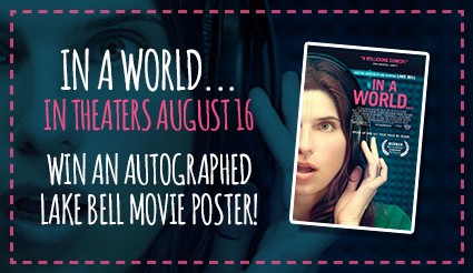 In a world... signed autograph movie poster giveaway