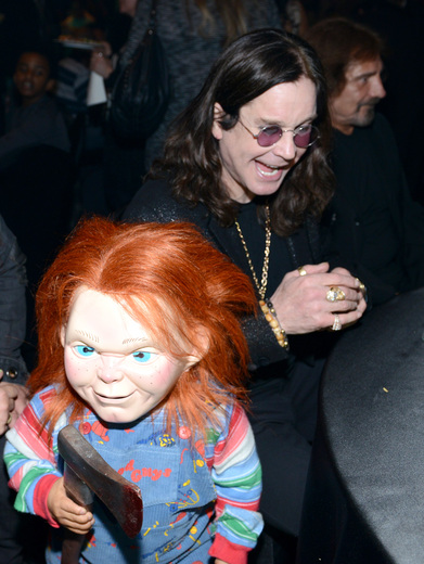 Ozzy Osbourne The curse of chucky premiere eyegore awards red carpet