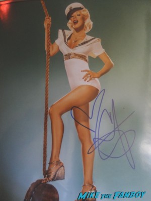 Christina Aguilera signed autograph photo promo rare dirrty