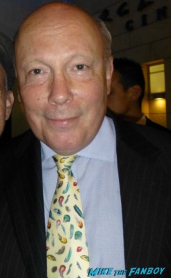 Julian Fellowes signing autographs for fans rare promo downton abbey 