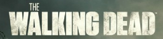 The Walking Dead logo title rare amc season 4 promo poster