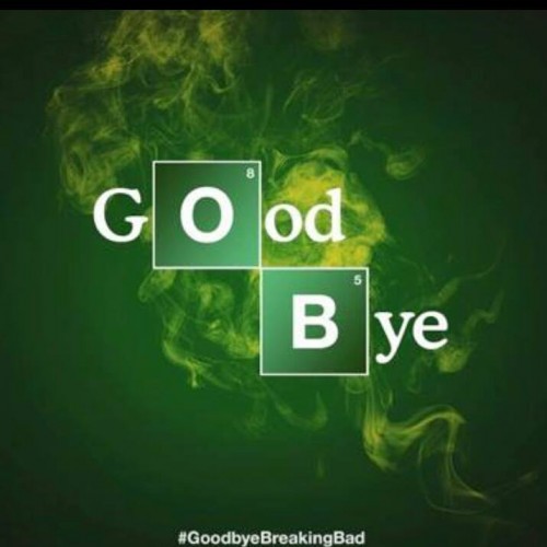 breaking bad goodbye logo rare AMC
