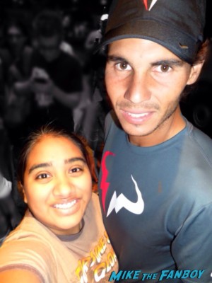 rafael nadal signing autographs for fans hot sexy tennis star rare