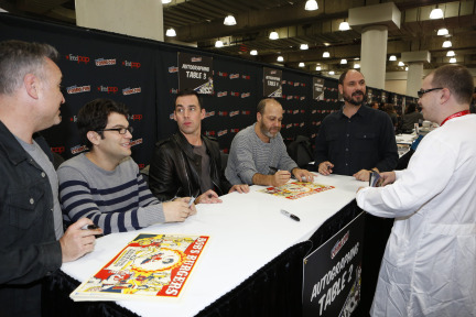 FOX FANFARE AT NEW YORK COMIC CON: BOB'S BURGERS cast and creator greet and sign autographs for fans at the New York Comic Con on Friday, Oct. 11 at Javits Center in New York, NY.  CR: Craig BlankenhornFOX