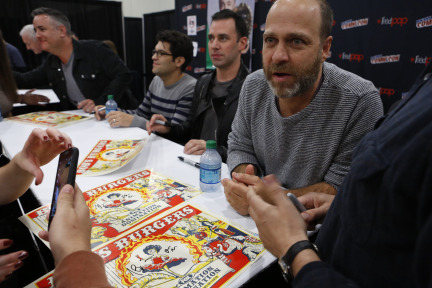 FOX FANFARE AT NEW YORK COMIC CON: BOB'S BURGERS cast and creator greet and sign autographs for fans at the New York Comic Con on Friday, Oct. 11 at Javits Center in New York, NY.  CR: Craig BlankenhornFOX