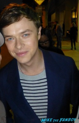 Dane DeHaan signing autographs for fans kill your darlings movie premiere