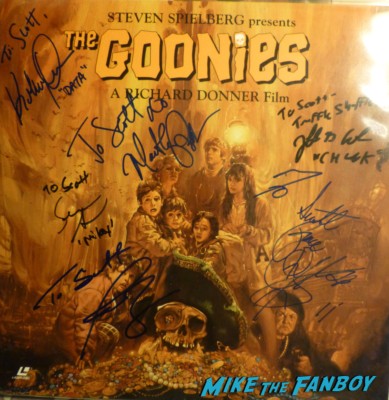 Ke Huy Quan signed autograph laserdisc the goonies rare promo 