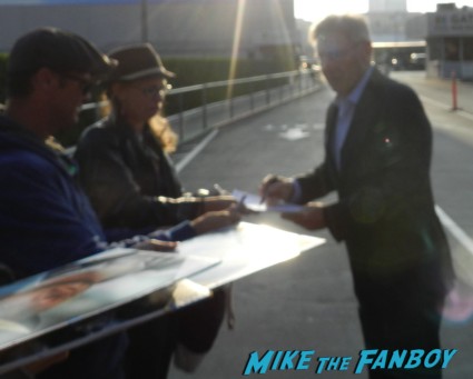 Harrison ford signing autographs and greetin fans tonight show with jay leno