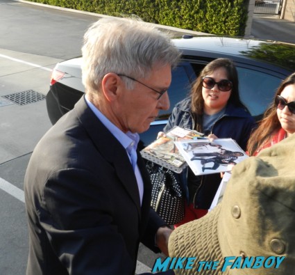 Harrison ford signing autographs and greetin fans tonight show with jay leno