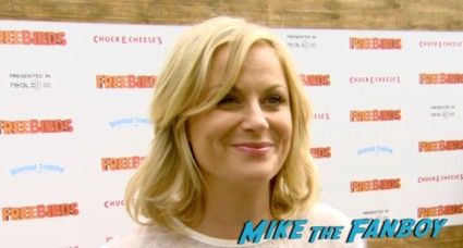 amy poehler on the red carpet free birds movie premiere owen wilson amy poehler red carpet Free Birds Movie Premiere Recap! Amy Poehler! Woody Harrelson! Owen Wilson! And A Kickin' Afterparty!