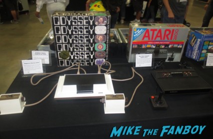video game museum display at catwoman whpping lessons at comikaze 2013 cosplay thor rare loki ghostbusters stan lee 059