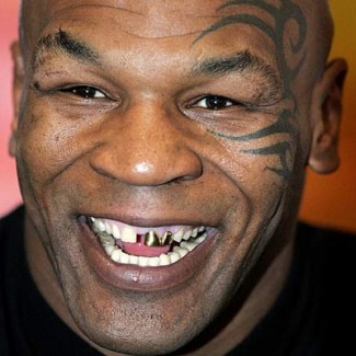 Mike_Tyson smiling without teeth rare