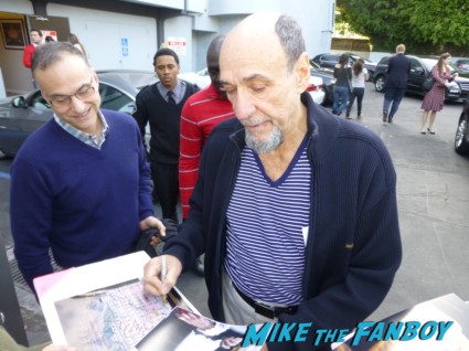 F. Murray Abraham signing autographs for fans rare
