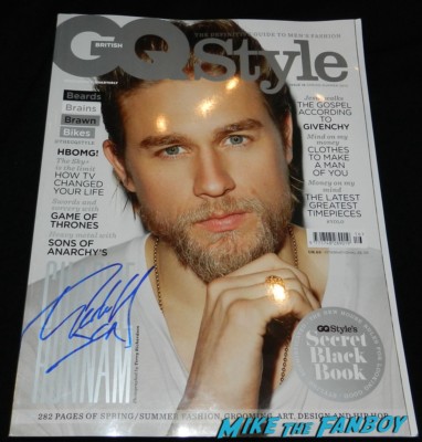 charlie hunnam signed autograph british gq magazine signing autographs hot sons of anarchy set 006
