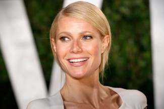 Actress Gwyneth Paltrow arrives at the 2012 Vanity Fair Oscar party in West Hollywood