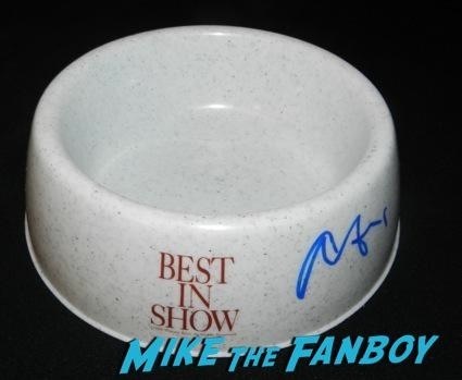 best in show promo dog bowl signed autograph christopher guest signing autographs spinal tap rare catherin o'hara5