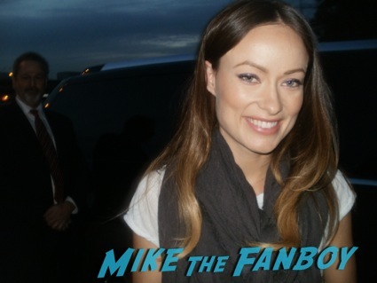 olivia wilde signing autographs hot sexy tron legacy star