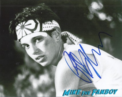 Ralph Macchio signing autographs for fans rare hot now 