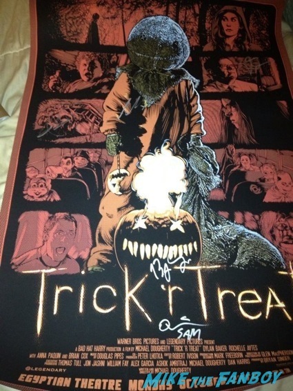 trick r treat signed autograph poster q ana a bryan singer10