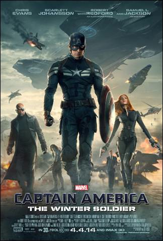 captain america: The winter soldier logo movie poster teaser