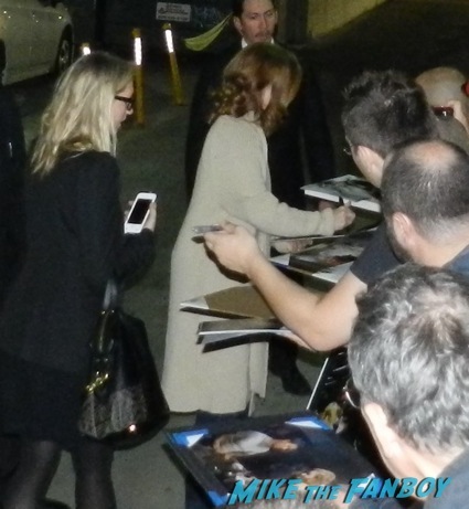 Amy Adams jimmy kimmel signing autographs fan photo rare1