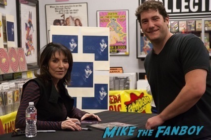 mike the fanboy at the Katey Sagal autograph signing amoeba music 2013 gemma teller26