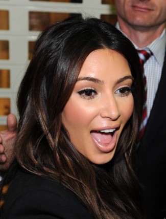 Kim Kardashian yelling rare 