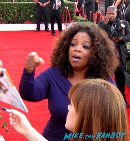 oprah winfrey sag awards 2014 bleacher fan photos oprah aaron paul 101